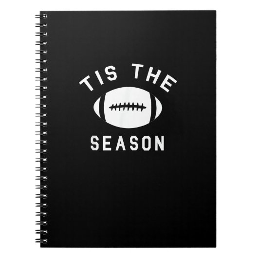 Funny Football Tis The Season Notitieboek (Voorkant)
