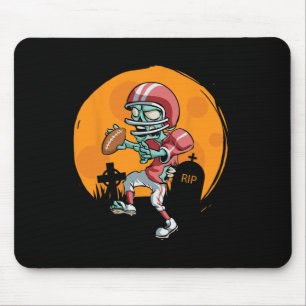 Funny Football Zombie Player Halloween Football Sp Muismat