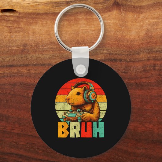 Funny For Capybara Lovers Mens Boys Kids Graphics Sleutelhanger (Voorkant)