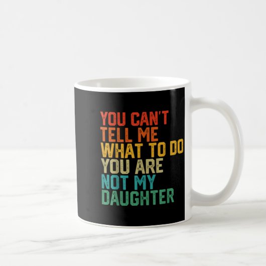 Funny For Father Dad From Daughter Father's Day Da Koffiemok (Rechts)