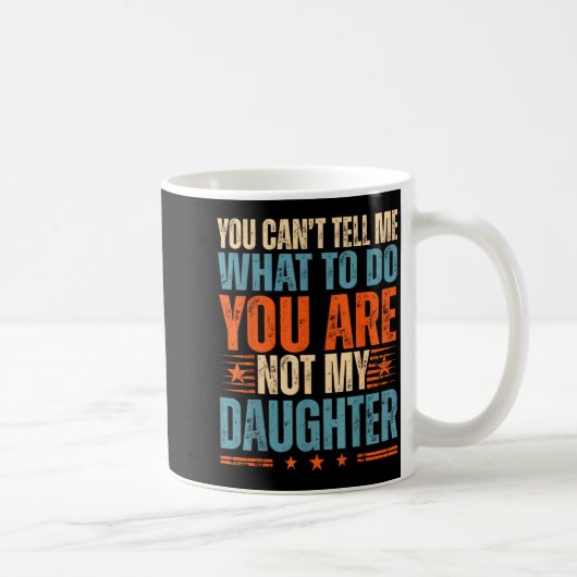 Funny For Father Dad From Daughter Father's Day Da Koffiemok (Rechts)