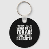 Funny For Father Dad From Daughter Father's Day Da Sleutelhanger (Voorkant)