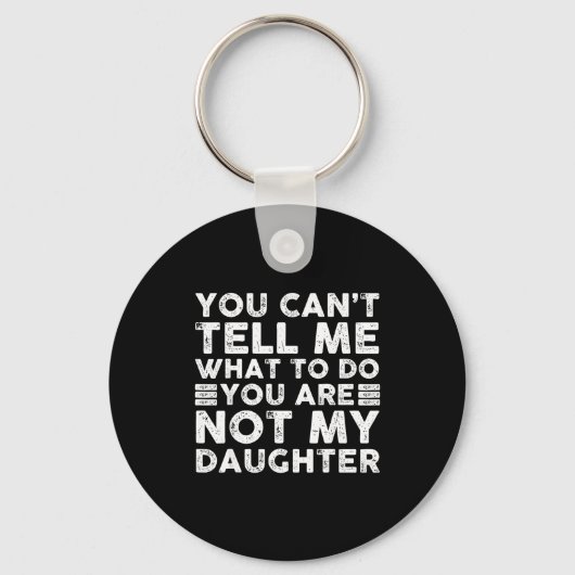 Funny For Father Dad From Daughter Father's Day Da Sleutelhanger (Voorkant)