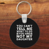 Funny For Father Dad From Daughter Father's Day Da Sleutelhanger (Voorkant)