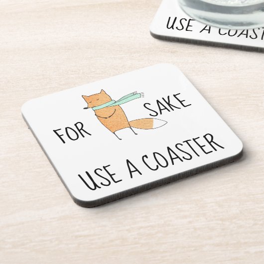 Funny for Fox Sake Gebruik een Onderzetter (Linkerzijde)