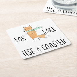 Funny for Fox Sake Gebruik een Onderzetter