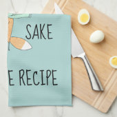 Funny for Fox Sake Read Recipe Kitchen Towel Theedoek (Quarter Fold)