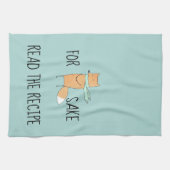 Funny for Fox Sake Read Recipe Kitchen Towel Theedoek (Horizontaal)