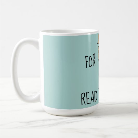 Funny for Fox Sake Read Recipe Koffiemok (Links)