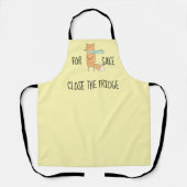 Funny for Fox Sake sluit de vriend. Schort (Voorkant)