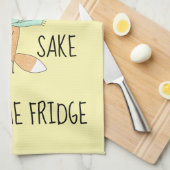 Funny for Fox Sake sluit de vriend. Theedoek (Quarter Fold)