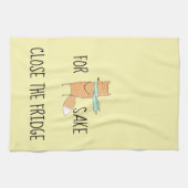 Funny for Fox Sake sluit de vriend. Theedoek (Horizontaal)