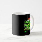 Funny Forced Family Fun Christmas Holiday Shirt Me Koffiemok (Voorkant rechts)