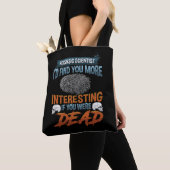 Funny Forensic Science Police rechercheur Quote Tote Bag (Dichtbij)
