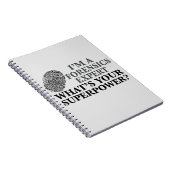 Funny Forensics Expert Notitieboek (Rechterzijde)
