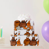 Funny Forest Animals Cadeaupapier