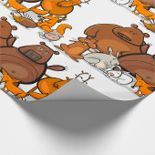 Funny Forest Animals Cadeaupapier