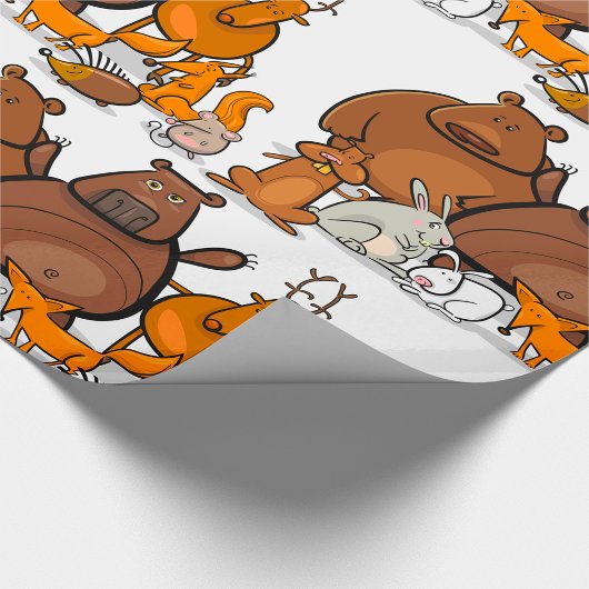 Funny Forest Animals Cadeaupapier