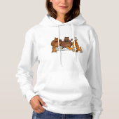 Funny Forest Animals Hoodie (Voorkant)