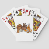 Funny Forest Animals Pokerkaarten (Achterkant)