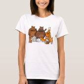 Funny Forest Animals T-shirt (Voorkant)