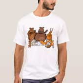 Funny Forest Animals T-shirt (Voorkant)