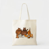 Funny Forest Animals Tote Bag (Voorkant)