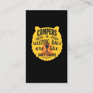 Funny Forest Beer Camping Hiking Quote Gift Visitekaartje