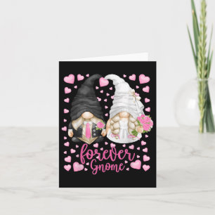 Funny Forever Gnome - Unique Wedding Gnomies Bride Kaart