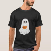 Funny Forget Snoep Geef me een Cat Schattige Ghost T-shirt (Voorkant)