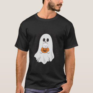 Funny Forget Snoep Geef me een Cat Schattige Ghost T-shirt