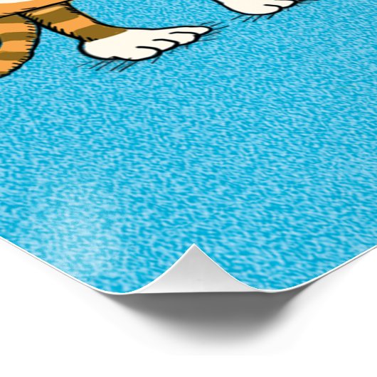 Funny Forgetful Cat Poster (Hoek)