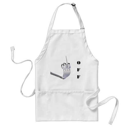 Funny Fork off Apron Standaard Schort (Voorkant)