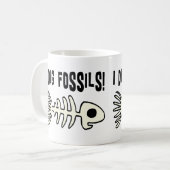 Funny Fossil Gift Item Koffiemok (Voorkant links)