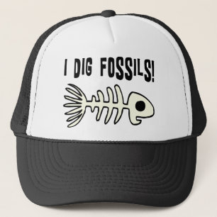 Funny Fossil Gift Item Trucker Pet