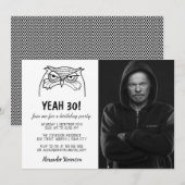 Funny Foto 30th Birthday Kaart (Voorkant / Achterkant)