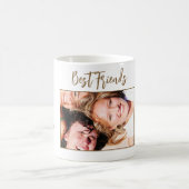 Funny Foto Best Friends Personalized Coffee Mok (Center)
