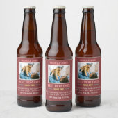 Funny Foto Best Mam Ever First Moederdag Beer Bier Etiket (Flessen)