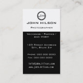 Funny - Fotografe Visitekaartje (Achterkant)