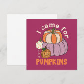Funny Four Pumpkins Herfst (Voorkant / Achterkant)