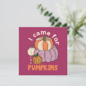 Funny Four Pumpkins Herfst (Staand voorkant)