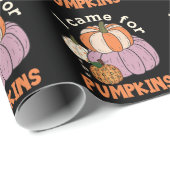 Funny Four Pumpkins Herfst Cadeaupapier (Rol Hoek)