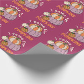 Funny Four Pumpkins Herfst Cadeaupapier (Hoek)