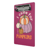 Funny Four Pumpkins Herfst Mini Klembord (Angled2)