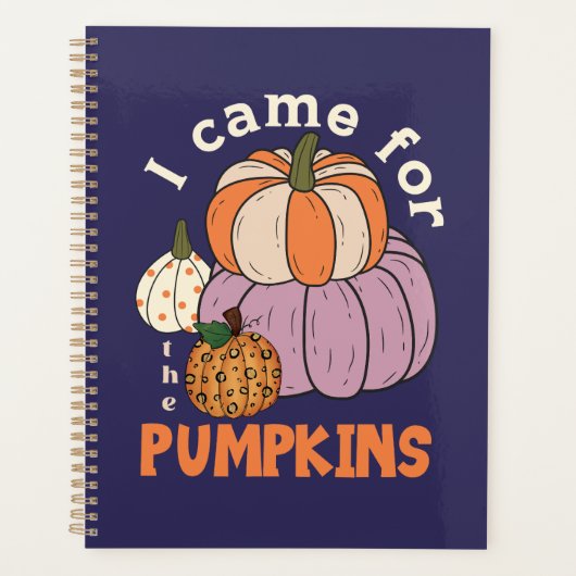 Funny Four Pumpkins Herfst Planner (Voorkant)