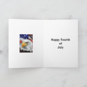 Funny Fourth of July Wenskaart Kaart (Binnen)