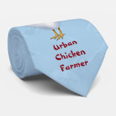 Funny Fowl Language Urban Chicken Farmer Stropdas (Opgerold)