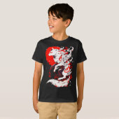 Funny Fox Animal Cute Okami Basic Japan Style Retr T-shirt (Voorkant volledig)