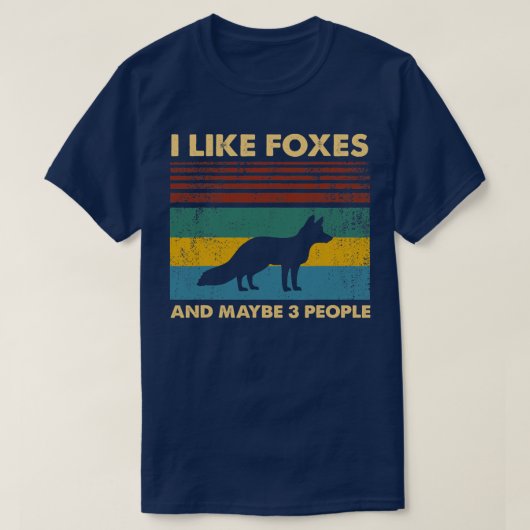 Funny Fox Design For Fox Lovers Men Women Kids T-shirt (Design voorkant)
