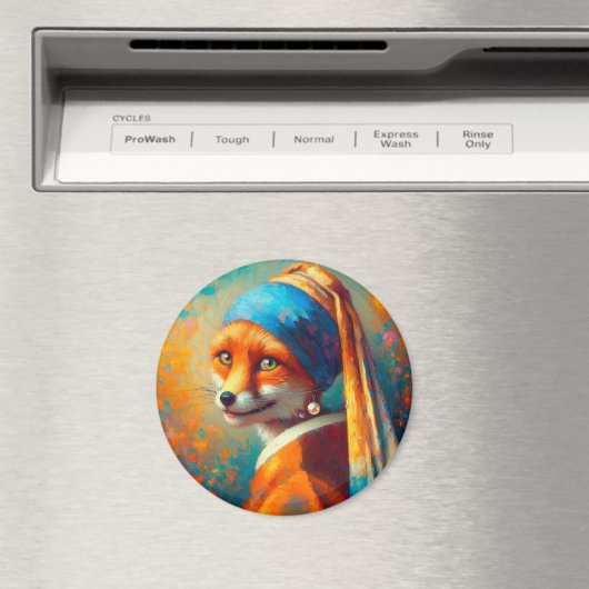 Funny fox magneet (Insitu (Vaatwasser))